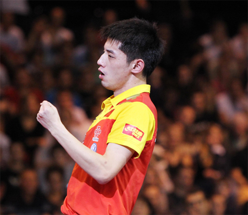 中国队鏖战波兰队,张继科扛起全队 中国队鏖战波兰队,张继科扛起全队